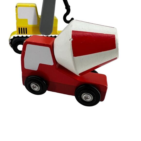 Wooden Construction Vehicle Lot Of 6 Melissa and Doug and More - Picture 6 of 14